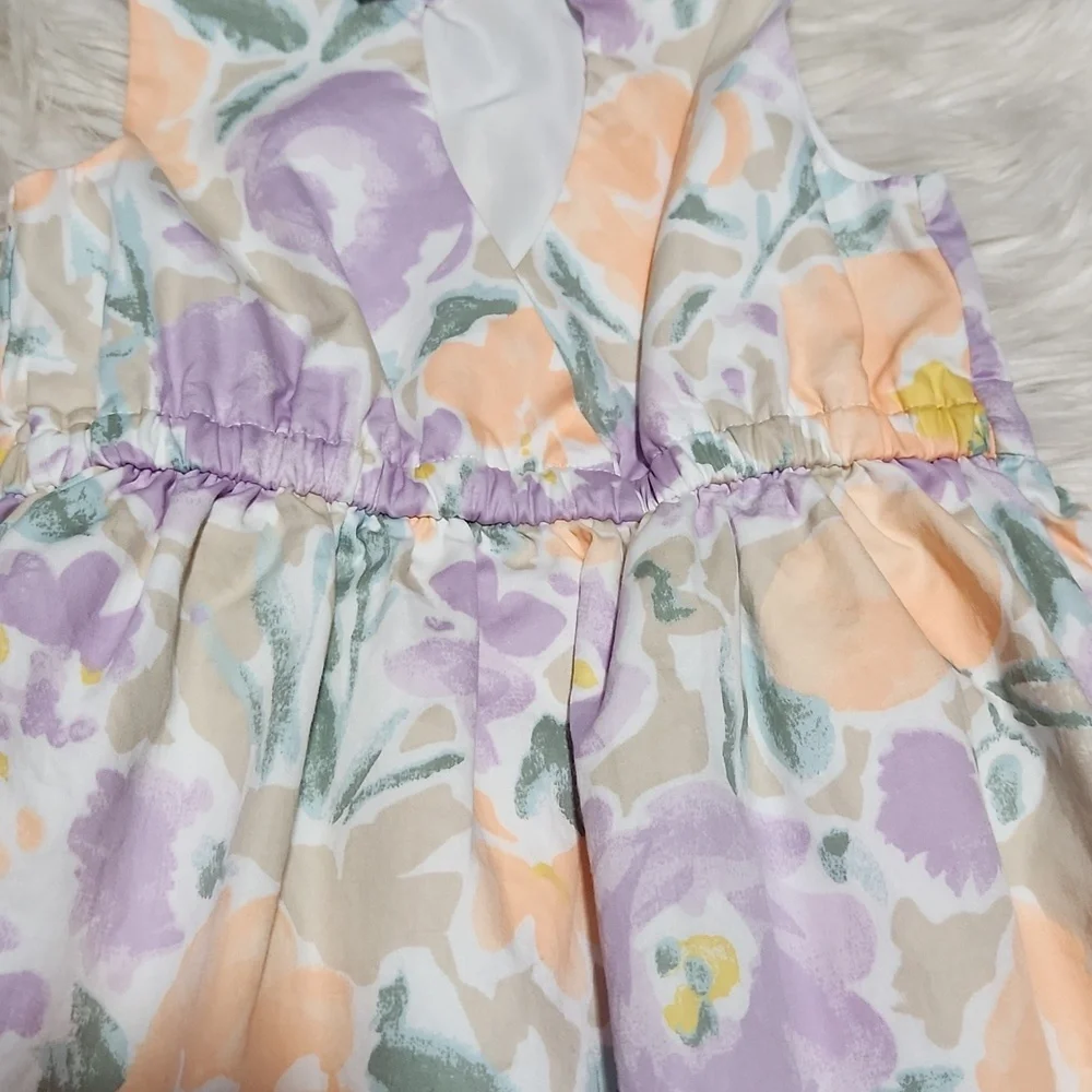 Carter's Floral sateen dress - 3T